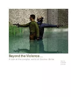 Beyond the Violence A look at the complex world of CounterStrike Don Le  STS  Death Stabbing