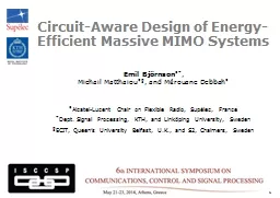 Circuit-Aware Design of Energy-Efficient Massive MIMO Syste