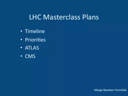 LHC Masterclass