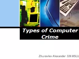 Types of Computer Crime