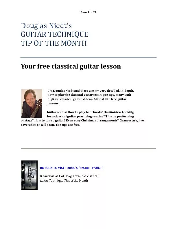 Your free classical guitar lesson