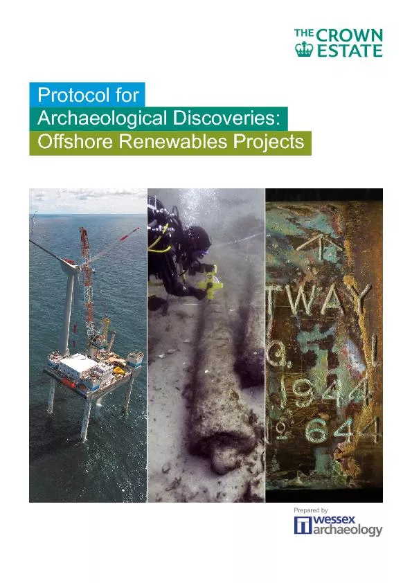 Protocol for Archaeological Discoveries offshore renewables projects