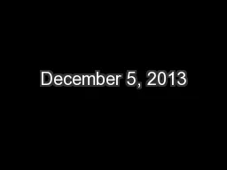 December 5, 2013