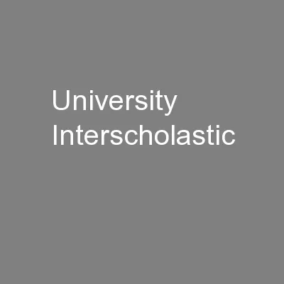 University Interscholastic