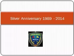 Silver Anniversary 1989 - 2014