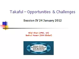 Takaful – Opportunities & Challenges