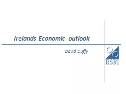Irelands Economic outlook