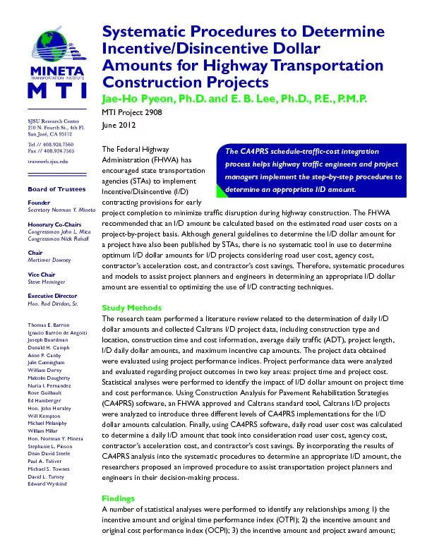 Disincentive dollar amounts for highway transportation construction projects