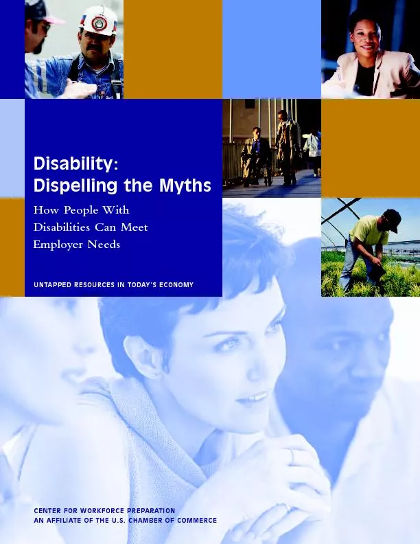 Disability dispelling the myths