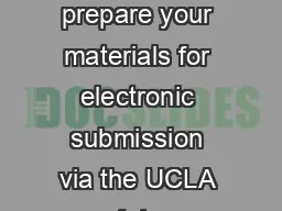 Page of Use this worksheet to help prepare your materials for electronic submission via