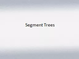 Segment Trees