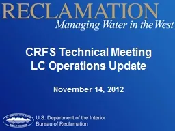 CRFS Technical Meeting