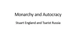Monarchy and Autocracy