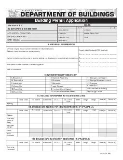  CIT Y OF CHICAG O DEPARTMENT OF BUILDINGS Building Permit Application HOLDS USE