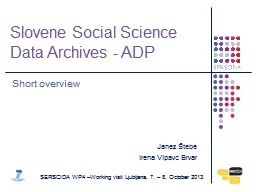 Slovene Social Science Data Archives - ADP