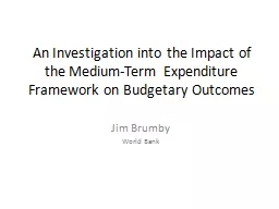 An Investigation into the Impact of the Medium-Term Expendi
