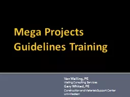 Mega Projects Guidelines Training