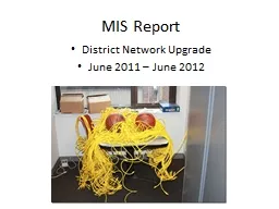 MIS Report