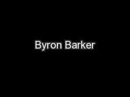 Byron Barker