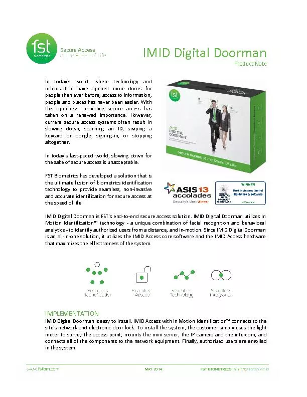 IMID Digital Doorman