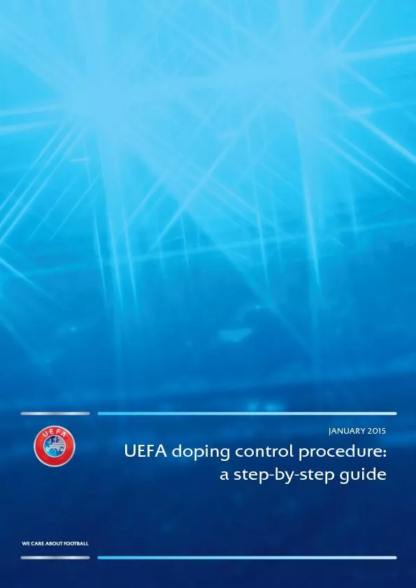 UEFA doping control procedure
