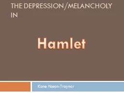 The Depression/Melancholy in