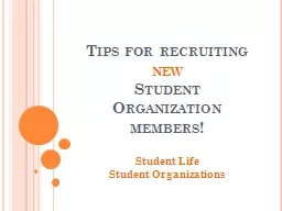 Tips for recruiting