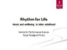Rhythm for Life