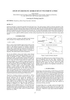 The International Archives of the Photogram metry Remote Sensing and Spatial Informati
