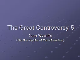 The Great Controversy 5