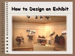 How to Design an Exhibit