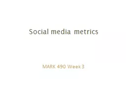 Social media metrics