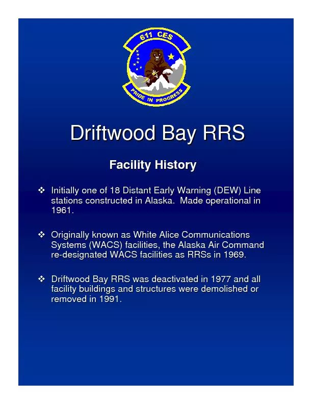 Driftwood Bay RRS