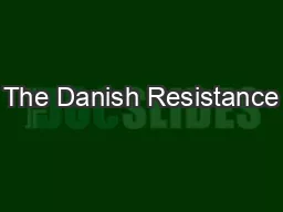 The Danish Resistance