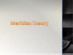 1 Meridian Theory