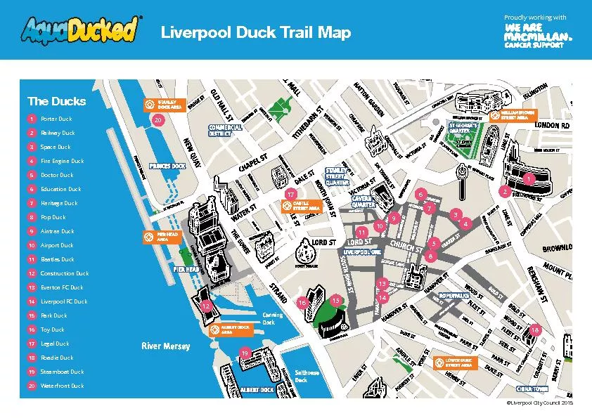 Liverpool Duck rail Map