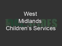 West Midlands Children’s Services