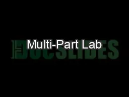 Multi-Part Lab