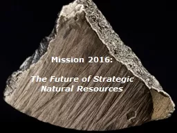 Mission 2016: