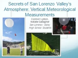 Secrets of San Lorenzo Valley’s Atmosphere: Vertical Mete