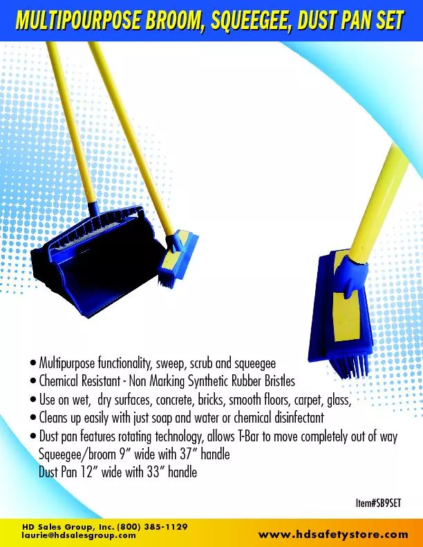 multipurpose functionality sweep scrub and squeegee use