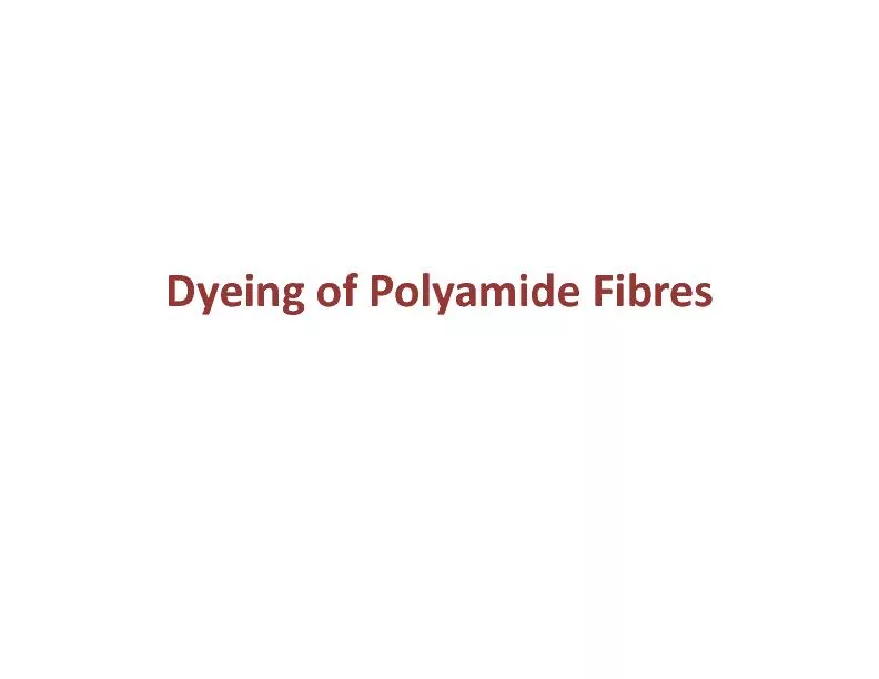 DyeingPolyamideFibresLecture