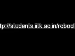 http://students.iitk.ac.in/roboclub