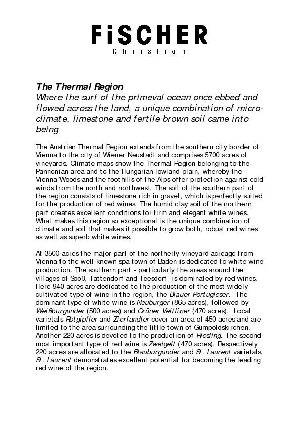 The Thermal Region
