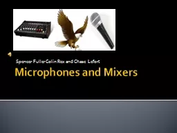Microphones and Mixers