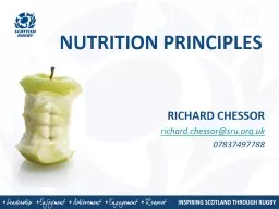 NUTRITION PRINCIPLES