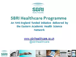 SBRI Healthcare Programme