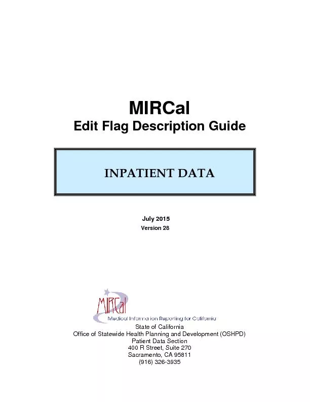 Edit Flag Description Guide