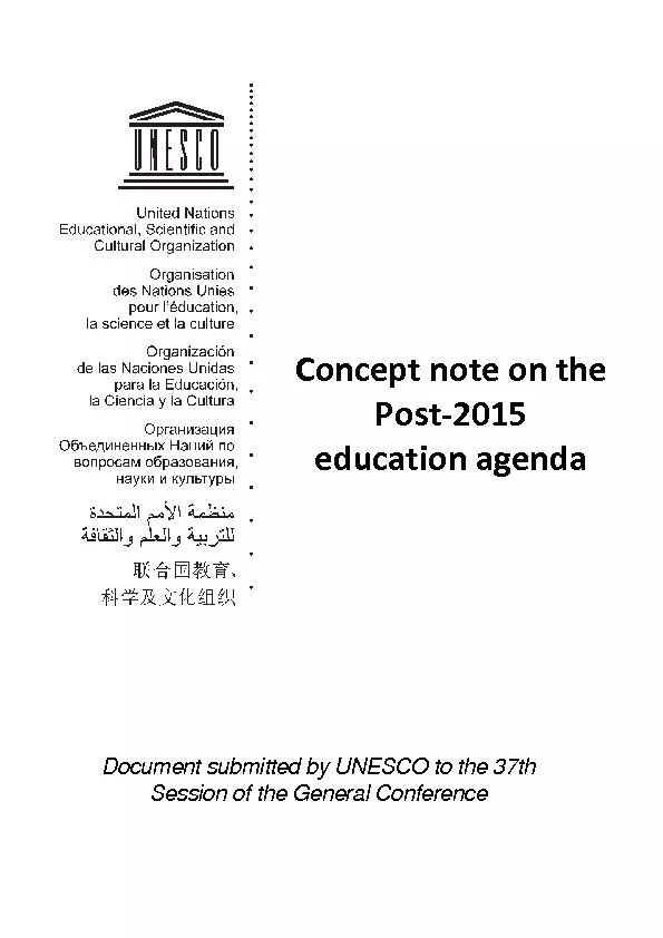 Document submitted by UNESCO to the 37th