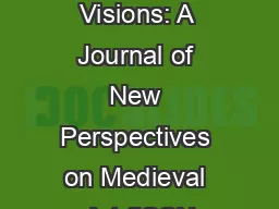 Different Visions: A Journal of New Perspectives on Medieval Art (ISSN